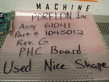 Load image into Gallery viewer, PORELON 1045012 Assy. 61041 Rev. G PHC Board Used With Warranty
