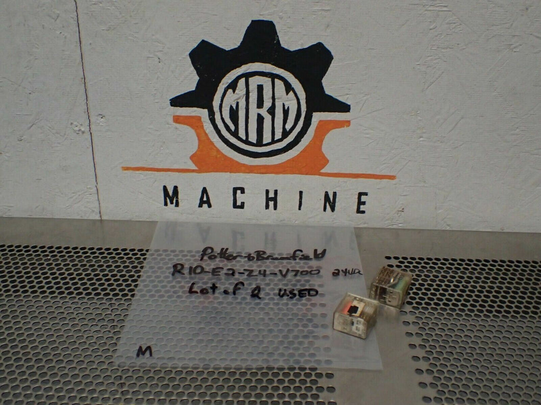 Potter & Brumfield R10-E3226-1 24VDC Relays Used W/ Warranty (Lot of 2) See Pics