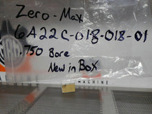 Load image into Gallery viewer, Zero-Max 6A22C-018-018-01 Model 6-22 CD CPLG Single Flex Clamp .750 Bore New
