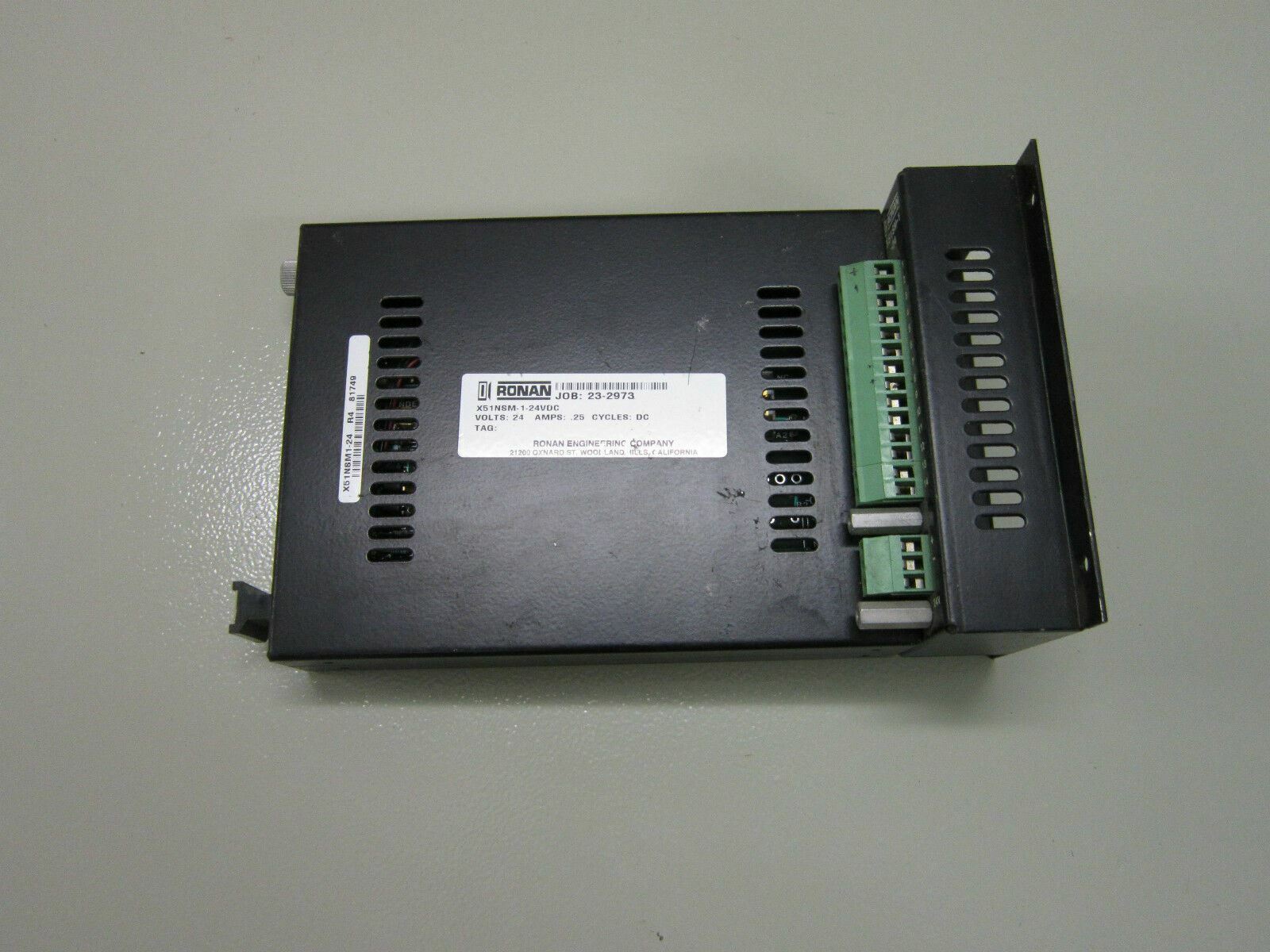 Ronan X51NSM-1-24VDC Control Unit – MRM Machine