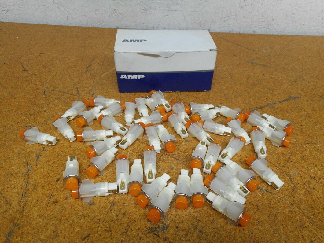 AMP 380627-3 Orange Pilot Lights New Old Stock (Lot of 49)