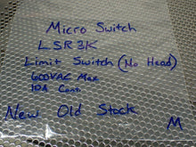 Load image into Gallery viewer, Micro Switch LSR3K Limit Switch 600VAC 10A (No Operating Head) New Old Stock
