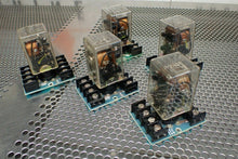 Load image into Gallery viewer, Potter &amp; Brumfield KAP11AY Relay 24V 50/60Hz Coil W/ RS8 Base Used (Lot of 5)
