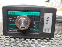 Load image into Gallery viewer, CKD HVB41-8N-5 Solenoid Valve DC24V 1/4NPT Used With Warranty See All Pictures
