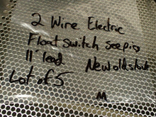 Load image into Gallery viewer, 2 Wire Electric Float Switches 11&quot; Lead (See Pics) New Old Stock (Lot of 5)

