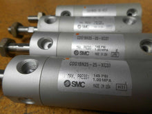 Load image into Gallery viewer, SMC CG1BN25-25-XC37 Air Cylinder 25mm Bore 25mm Stroke Used W/ Warranty Lot of 4
