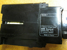 Load image into Gallery viewer, ABB KC40-24VDC 10A 600V Contactor With CA7 Auxiliary Contact Block Used
