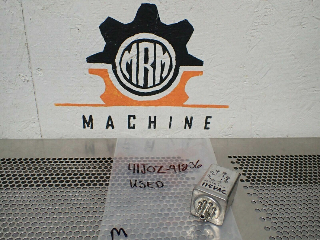 Sigma 41J0Z-91236 Relay 8-Pin Used With Warranty See All Pictures