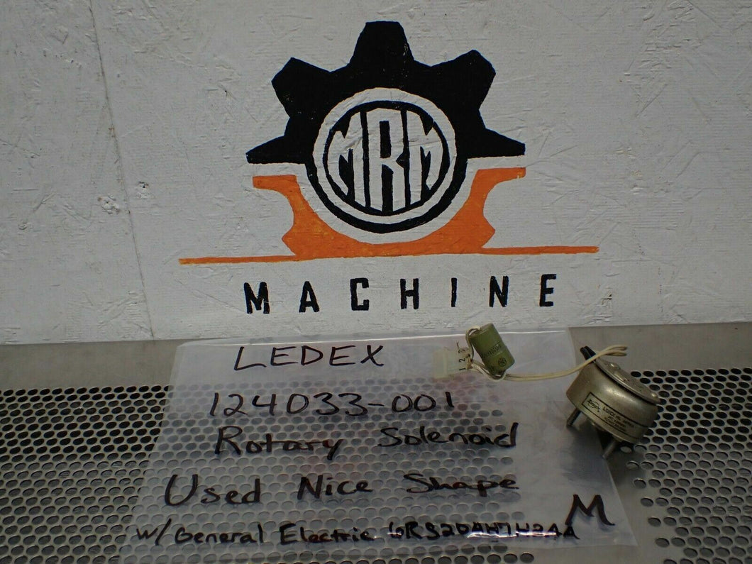 LEDEX 124033-001 Rotary Solenoid & General Electric 6RS20AH7H2AA Used Warranty