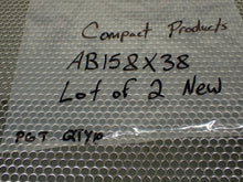 Load image into Gallery viewer, Compact Products AB158X38 Pneumatic Cylinders New Old Stock (Lot of 2)
