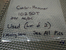 Load image into Gallery viewer, Cutler-Hammer 10250T Illuminated Pushbuttons 24V AC/DC Used (Lot of 2) See Pics
