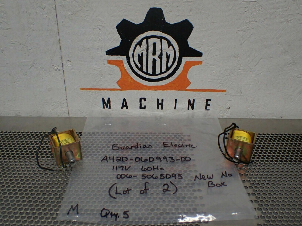Guardian Electric A420-060993-00 117V 60Hz 006-5065095 Coils New No Box Lot of 2