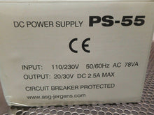 Load image into Gallery viewer, ASG Assembly PS-55 Power Source DC Power Supply 110/230V 50/60Hz 20/230V New
