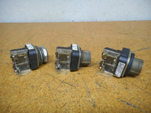 Load image into Gallery viewer, Allen Bradley 800T-Q10 Ser T Pilot Lights 120V No Lens Or Bulbs (Lot of 3)
