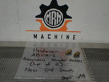 Load image into Gallery viewer, Henderson ABVA-1 Automatic Bleeder Valves New Old Stock (Lot of 2)

