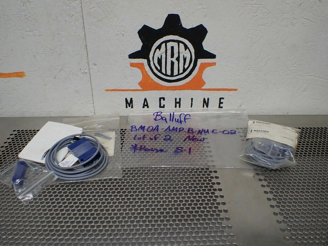Balluff BMOA-AMP-B-NU-C-02 Photoelectric Sensors New Old Stock (Lot of 2)