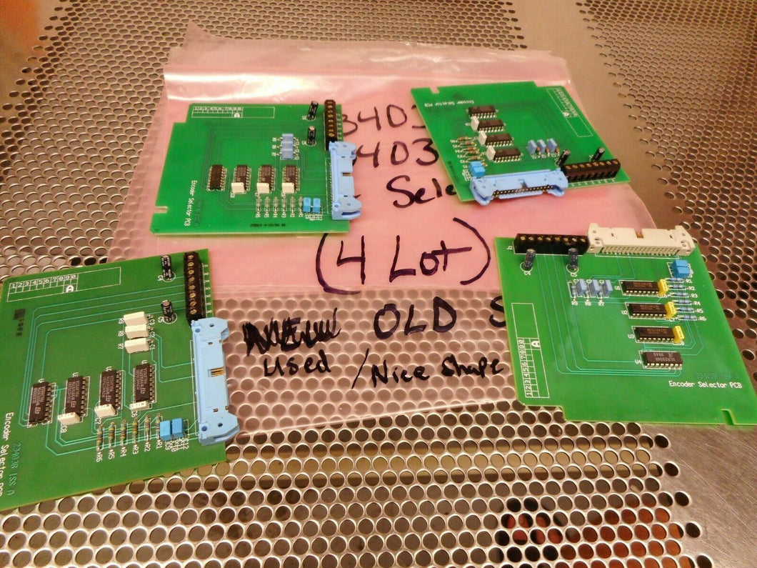 Encoder Selector PCB Board 23403B 23403A Used Nice Shape W/ Warranty (Lot of 4)