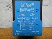 Load image into Gallery viewer, Allen Bradley 800MS-CQA12 Ser A Pushbutton 12V &amp; 800M-XAR Logic Reed Contact
