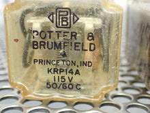Load image into Gallery viewer, Potter &amp; Brumfield KRP14A 115V 50/60C Relays Used With Warranty (Lot of 4)
