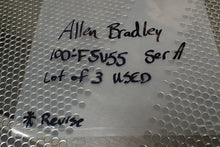Load image into Gallery viewer, Allen Bradley 100-FSV55 Ser A 12-55VAC 12-77VDC Surge Suppressor Used (Lot of 3)
