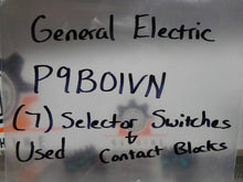 Load image into Gallery viewer, General Electric P9B01VN Contact Blocks With Selector Switches Used (Lot of 7)
