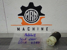 Load image into Gallery viewer, Hubbell Twist Lock Turn &amp; Pull Connector 231A 30A 250V Used With Warranty

