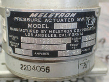 Load image into Gallery viewer, MELETRON 4101-22B-44A Pressure Actuator Switch Working Range 7PSI 1A DC28V Used
