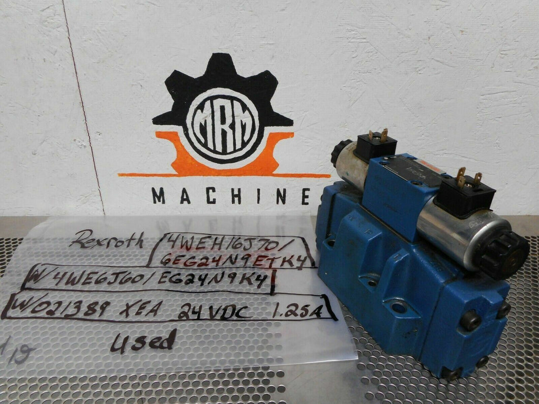 Rexroth R900561288 4WE6J60/EG24N9K4 Control Valve 24VDC 4WEH16J70/6EG24N9ETK4