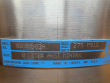 Load image into Gallery viewer, Continental Disc Corp. 8030503A 8&quot; 150# ANSI MINTRX 275PSIG Rupture Disk Holder
