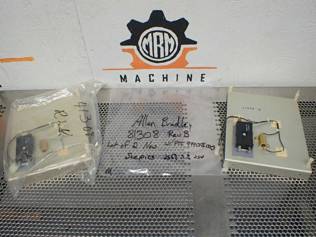Allen Bradley 81308 Rev B W/ PTC 999018005 See All Pics New Old Stock (Lot of 2)