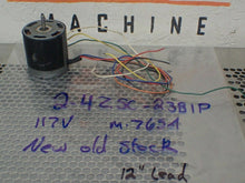 Load image into Gallery viewer, 2-4ZSC-23B1P 117V M.765A Motor 12&quot; Leads New Old Stock No Box
