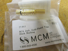 Load image into Gallery viewer, MCM 27-915 RCA Jack Gold Plated Type NEW (Lot of 6)
