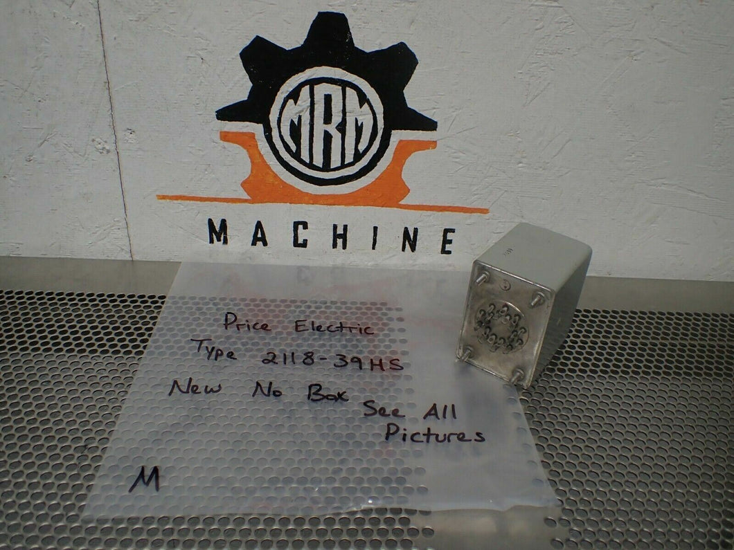 Price Electric Type 2118-39HS Relay New No Box See All Pictures