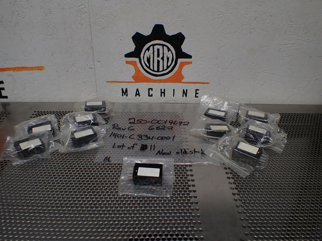 250-0019692 Rev G 6522 1401-C334-0001 Plugs New Old Stock (Lot of 11)