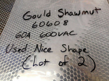 Load image into Gallery viewer, Gould Shawmut 60608 Fuse Holders 60A 600VAC Used With Warranty (Lot of 2)

