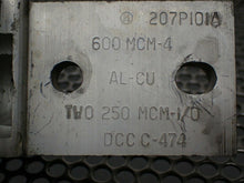 Load image into Gallery viewer, 0207P101A 600 MCM-4 AL-CU Mechanical Lugs Used With Warranty (Lot of 2)
