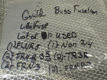 Load image into Gallery viewer, Gould Buss Fusetron Littelfuse (2)FRN-R-3-2/10 (2)FRN-3 (1)FLNR5 (1)NON3/4 &amp;More
