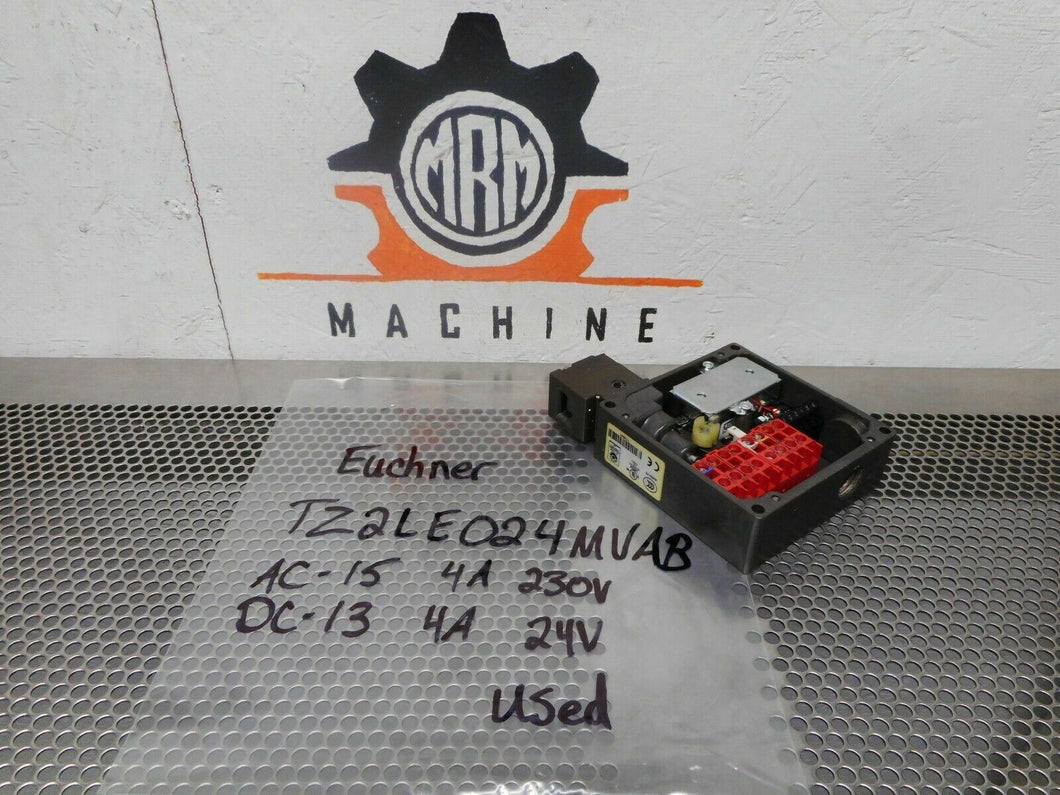 Euchner TZ2LE024MVAB 088070 Safety Switch AC-15 4A DC-13 4A AC/DC 24V Used