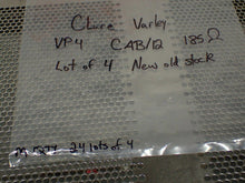 Load image into Gallery viewer, CLARE Varley VP4 CAB/12 185Ohms Relays New No Box (Lot of 4) See All Pictures
