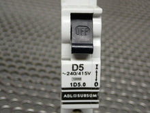 Load image into Gallery viewer, ABL SURSUM 1D5.0 Circuit Breaker D5 5A 240/415V 1 Pole Used With Warranty
