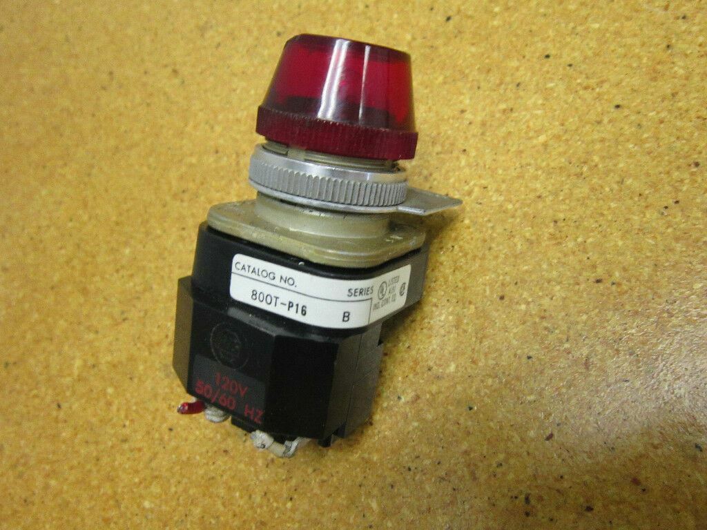 Allen Bradley 800T-P16 Ser B PILOT LIGHT 120VAC 30MM Red