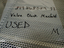 Load image into Gallery viewer, 819 868 089 FL Valve Block Manifold Used With Warranty See All Pictures
