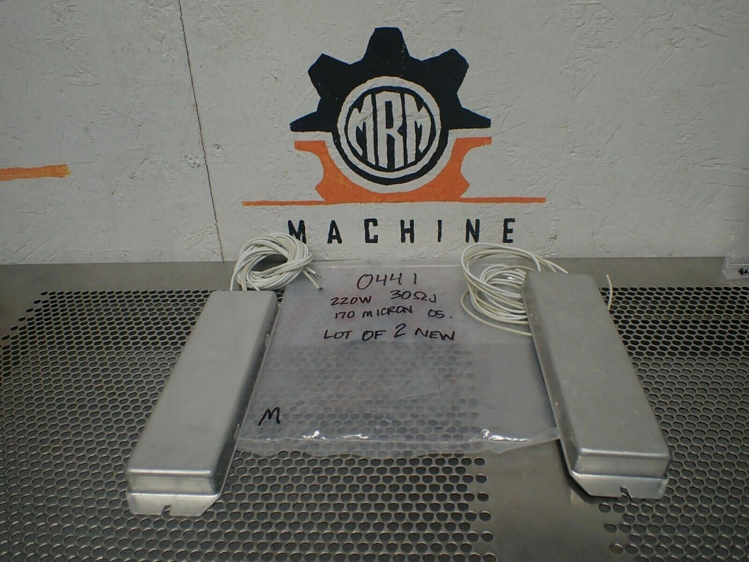 0441 220W 30 Ohms J 170 Micron 05 Ballasts New Old Stock (Lot of 2) See Pictures