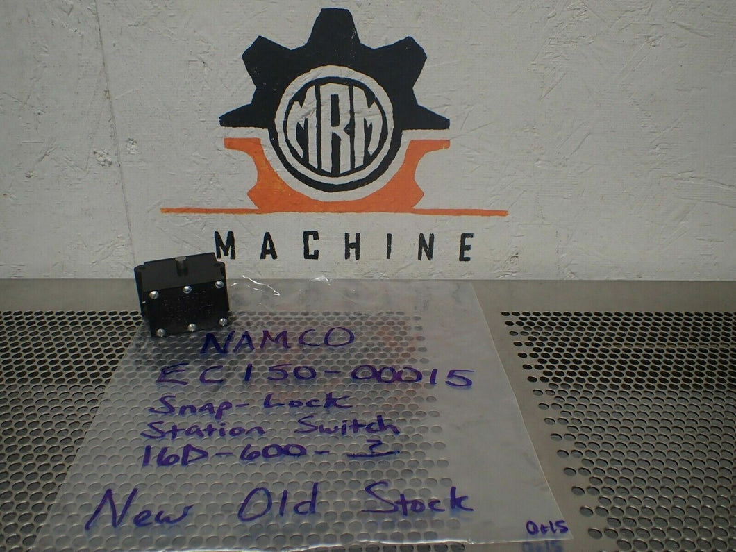 NAMCO EC150-00015 Snap-Lock Station Switch 16D-600-? New Old Stock
