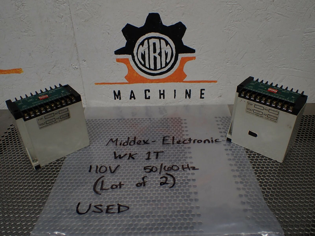 Middex Electronic WK 1T Detectors 110V 50/60Hz Used With Warranty (Lot of 2)
