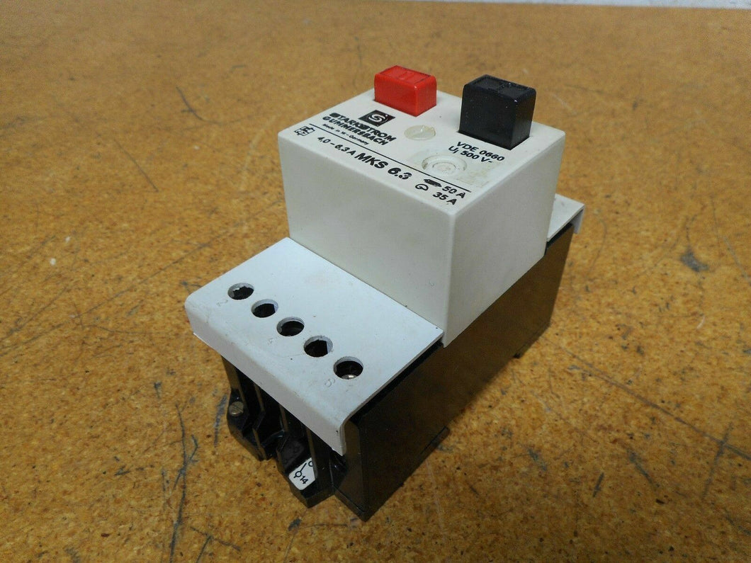 STARKSTROM GUMMERSBACH MKS 6.3 Manual Starter 4.0-6.3A Range Gently Used