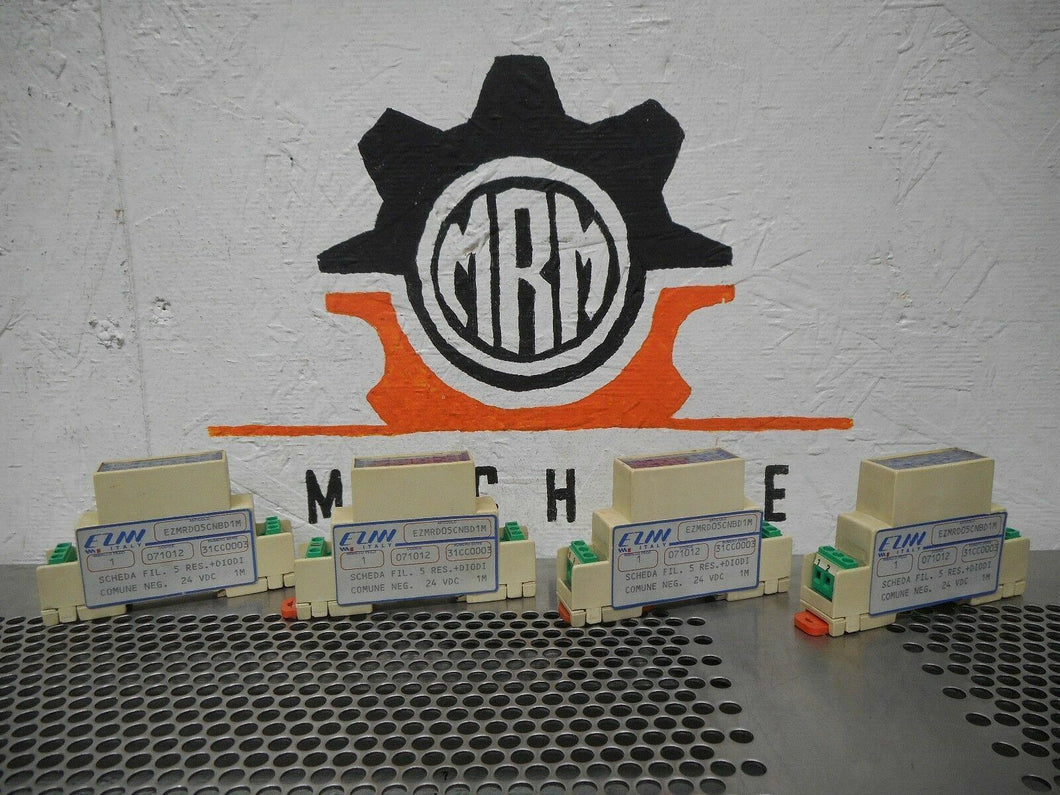 EZNN EZMRD05CNBD1M 24VDC 31CC0003 Relay Units Used With Warranty (Lot of 4)
