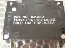 Load image into Gallery viewer, Heinemann JA2-A3-A Circuit Breakers 240VAC 50/60Hz Hold 13A Trip 16.25A Lot of 3
