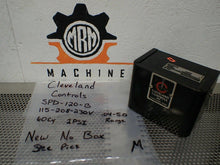 Load image into Gallery viewer, Cleveland Controls SPD-120-B Pressure Switch 115-208-230V .04-5.0 60Cy 1PSI New
