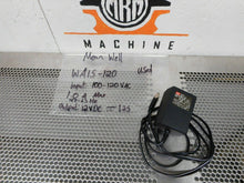 Load image into Gallery viewer, Mean Well WA15-120 Power Adapter Input 100-120VAC 1.0A 47-63Hz Output 12VDC-1.25
